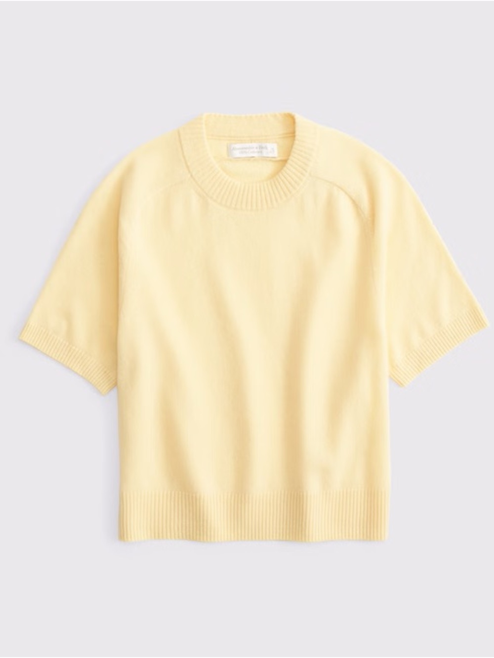 Abercrombie and Fitch • Yellow Knit Sweater